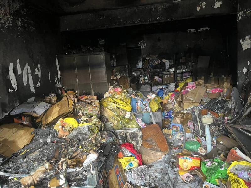 基隆七堵民宅火警　幸無人傷亡