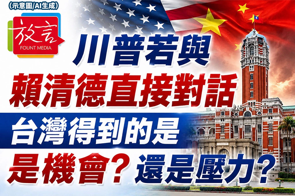 川普若與賴清德直接對話 台灣得到的是戰略地位?還是更大壓力?
