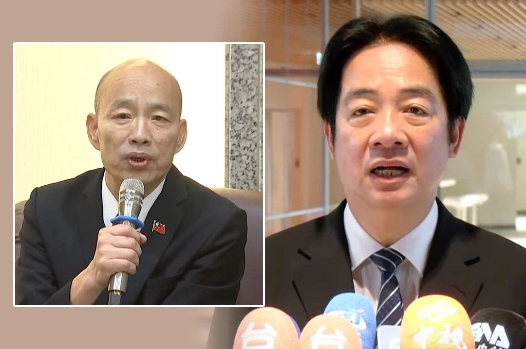 賴清德回應韓國瑜了!指「砍斷桌子四腳的是中國、不是台灣」:不應替境外敵對勢力威脅找藉口