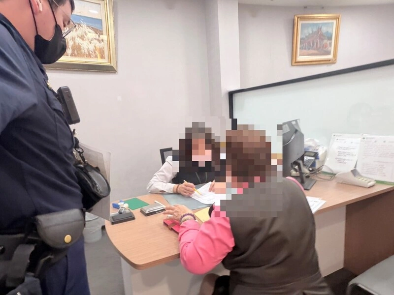 台中婦險遭詐騙　警及時阻詐