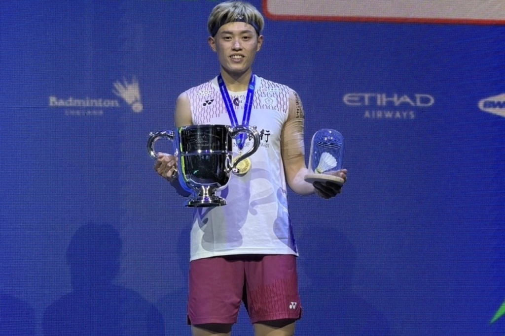 林俊易奪全英羽球賽冠軍　下階段目標拚世界前3