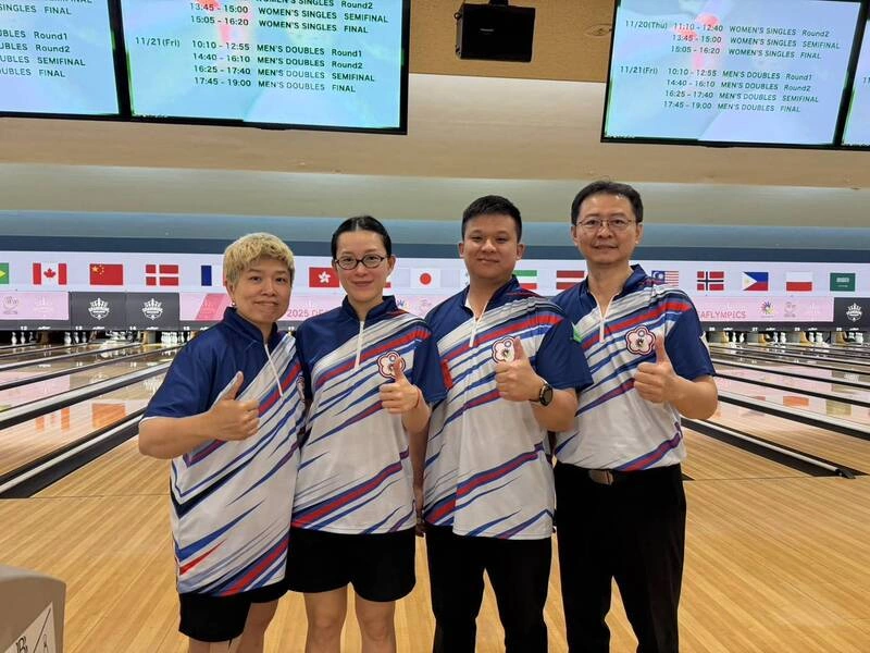 東京聽奧　保齡球混合團體進帳銀牌