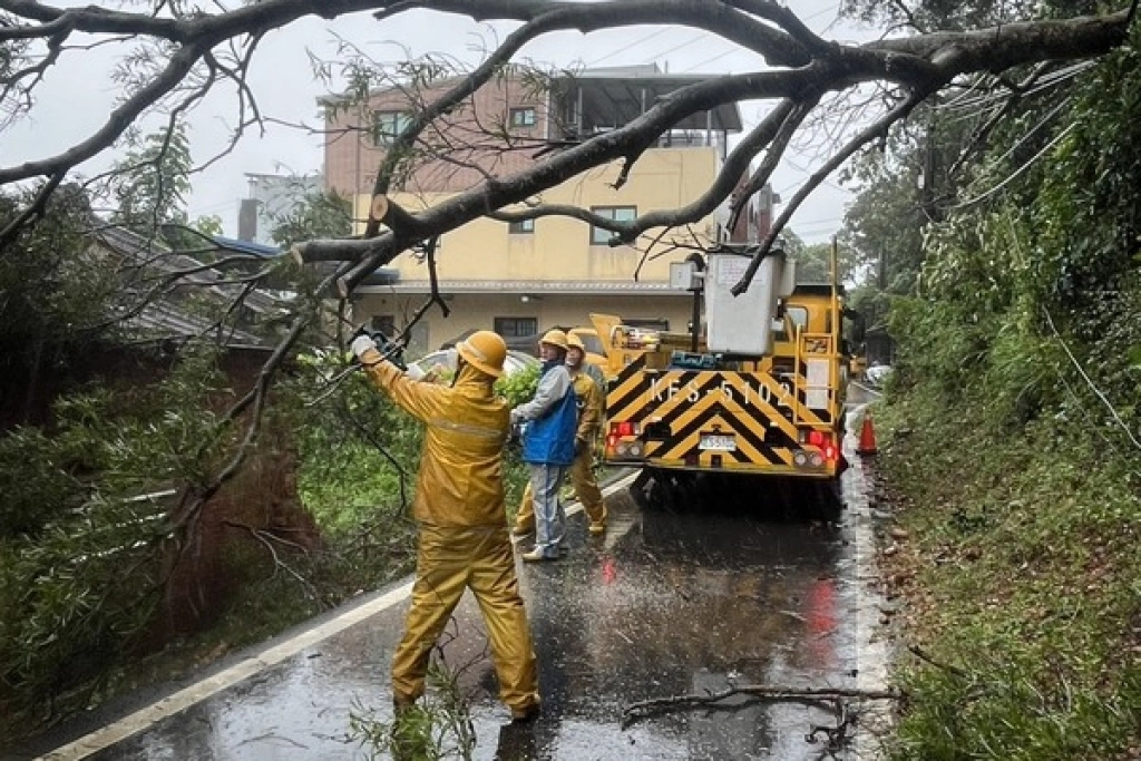 颱風巴威24萬戶停電　台電搶修逾95%復電