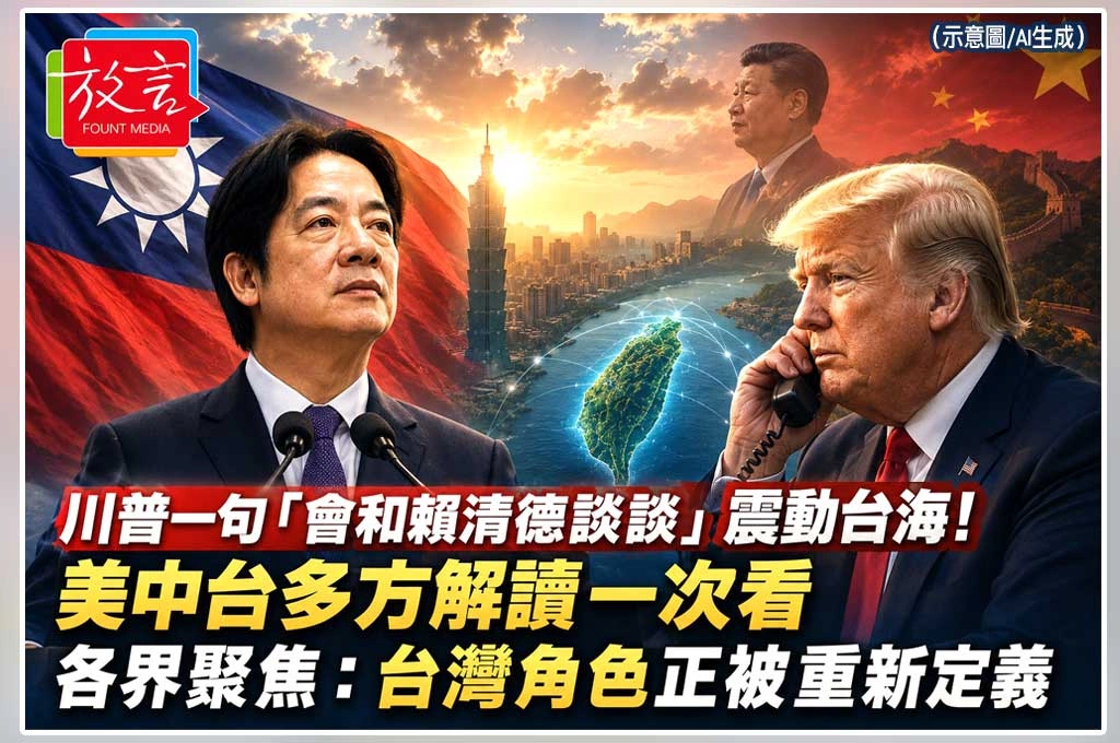 《放.專題》川普一句「會和賴清德談談」震動台海!美中台多方解讀一次看 各界聚焦:台灣角色正被重新定義