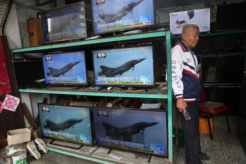 民眾關注中共對台軍演（2）