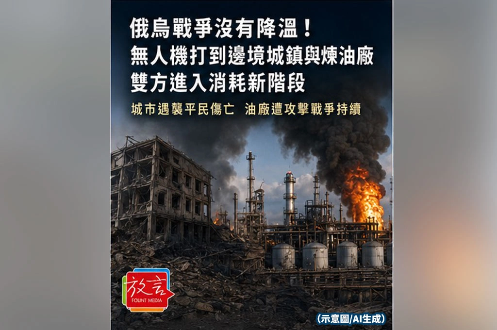 俄烏戰爭沒有降溫！無人機打到邊境城鎮與煉油廠　雙方進入消耗新階段