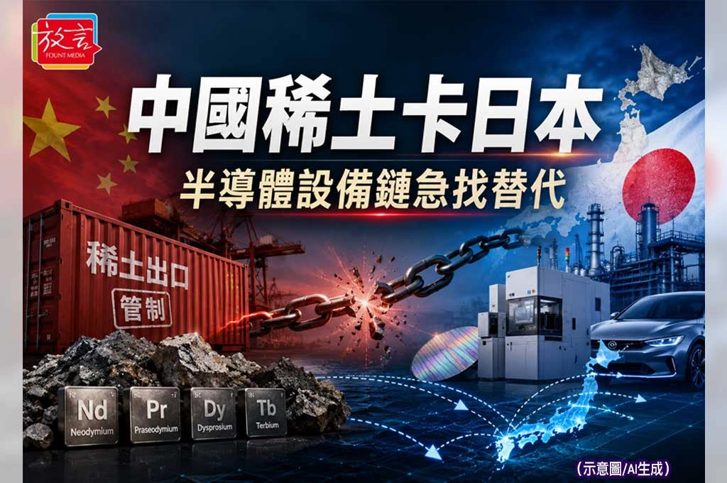 中國稀土卡日本！3、4月出口暴跌逾8成　車用、半導體設備供應鏈急找替代來源