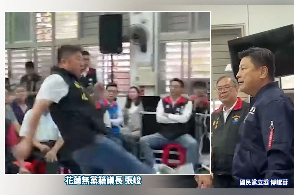 又關起門談?光復災民重建會議遭擋門外訴「我們是賤民嗎?」張峻帶頭踹傅崐萁桌子轟「為何沒通知?」花蓮王嗆:現行犯抓起來