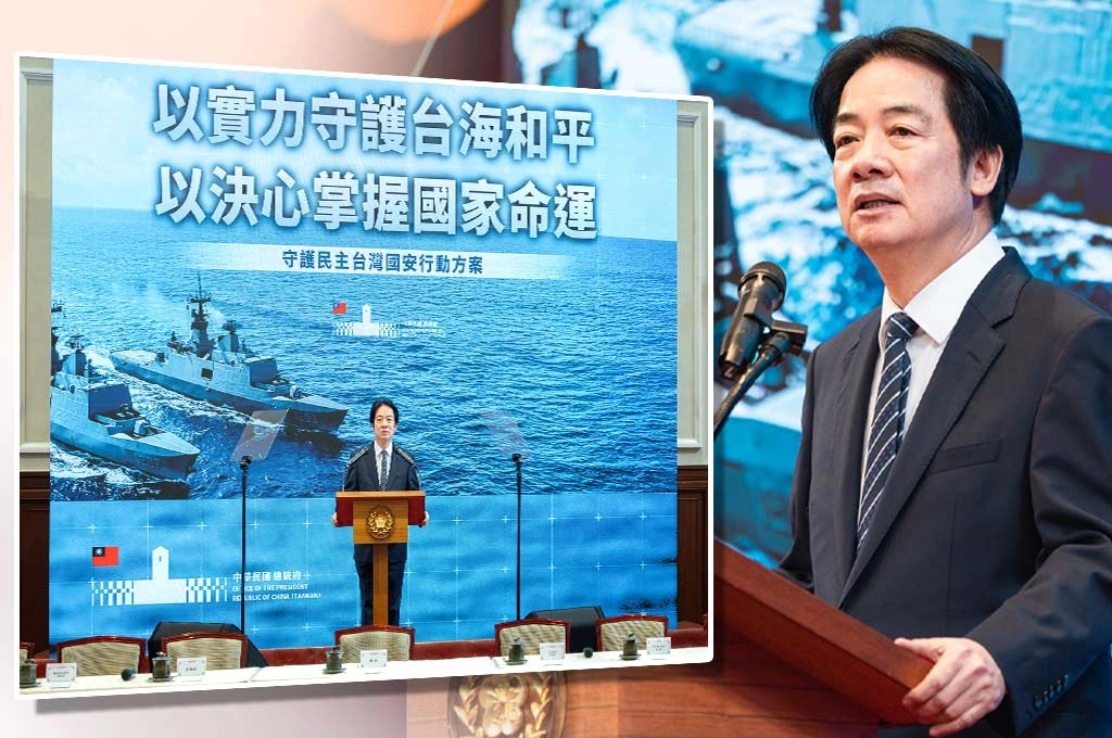 在野狂卡國防預算...賴清德明日再開記者會講述戰略思維、海陸空三上將到場支持！府方人士：將澄清不實造謠籲朝野儘速審議