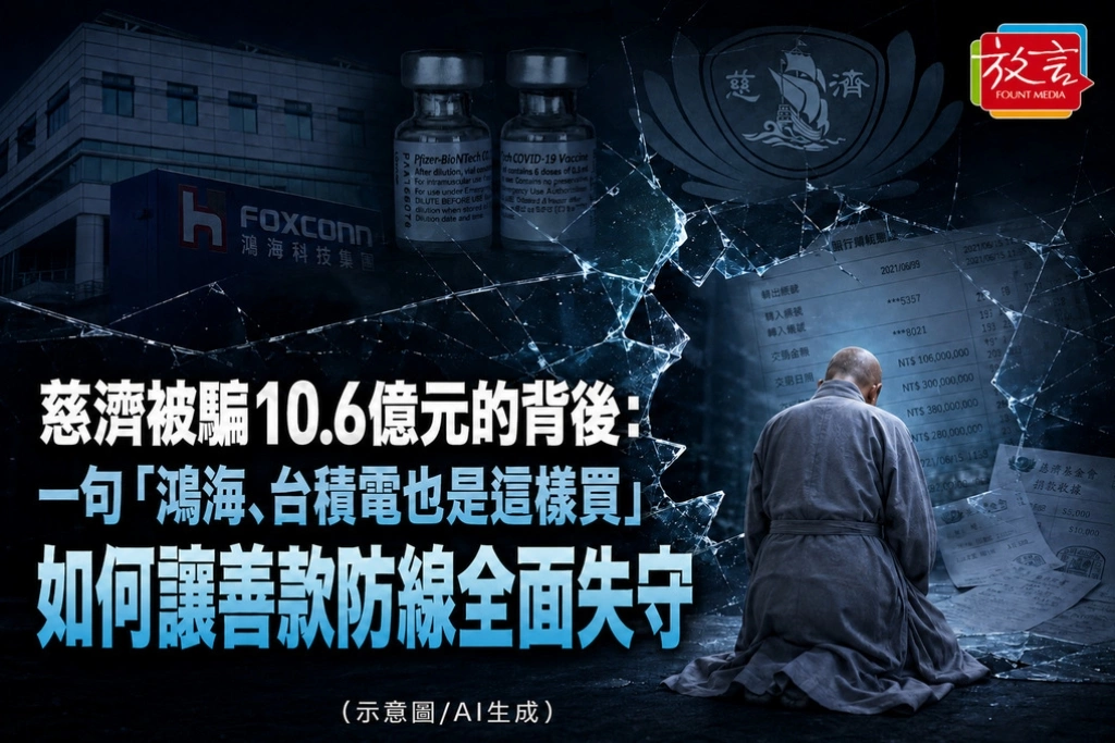 慈濟被騙10.6億元的背後：一句「鴻海、台積電也是這樣買」　如何讓善款防線全面失守