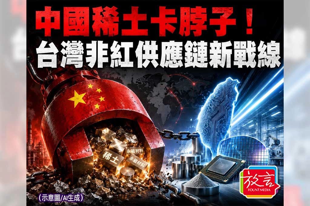 中國稀土卡脖子！美企喊關鍵礦物幾乎買不到　台灣稀土精煉技術成非紅供應鏈新戰線