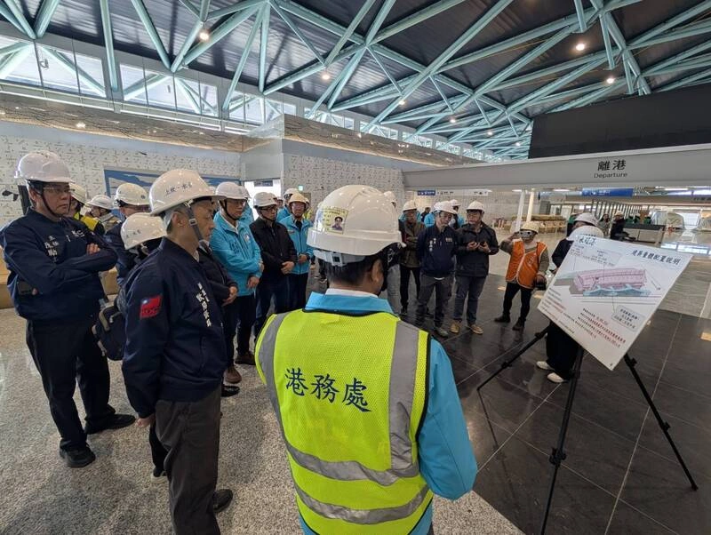 金門港旅運中心2/3試營運