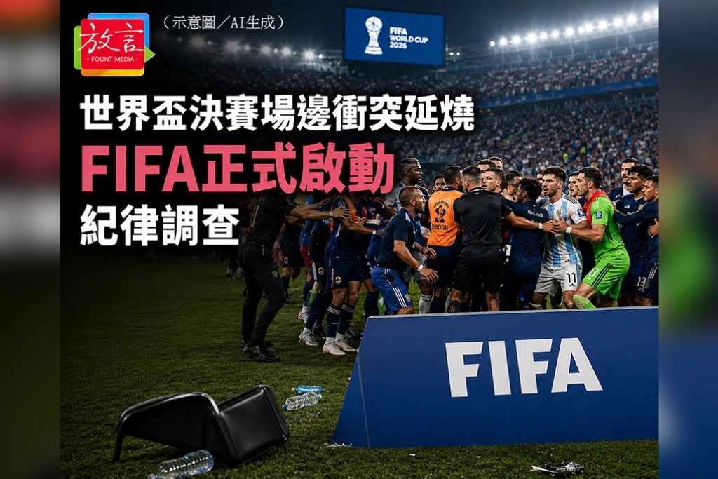  世界盃決賽場邊衝突延燒　FIFA正式啟動紀律調查