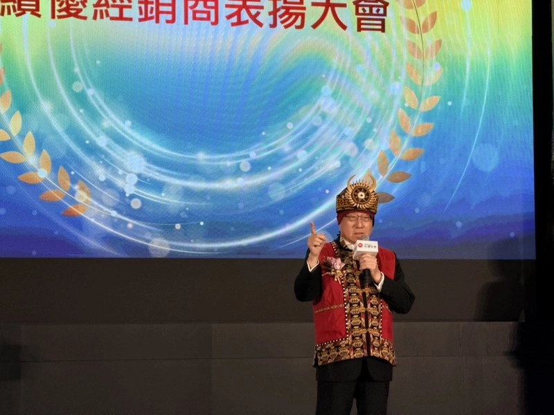 台彩2025年公益彩券績優經銷商表揚大會　黃志宜致詞