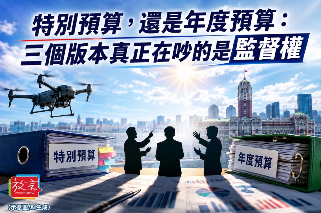 《放．專題》無人機條例打造護國神機隊之二　特別預算，還是年度預算：三個版本真正在吵的是監督權
