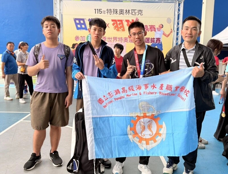 為夢想揮拍　澎湖海事特奧羽球將挺進世界賽