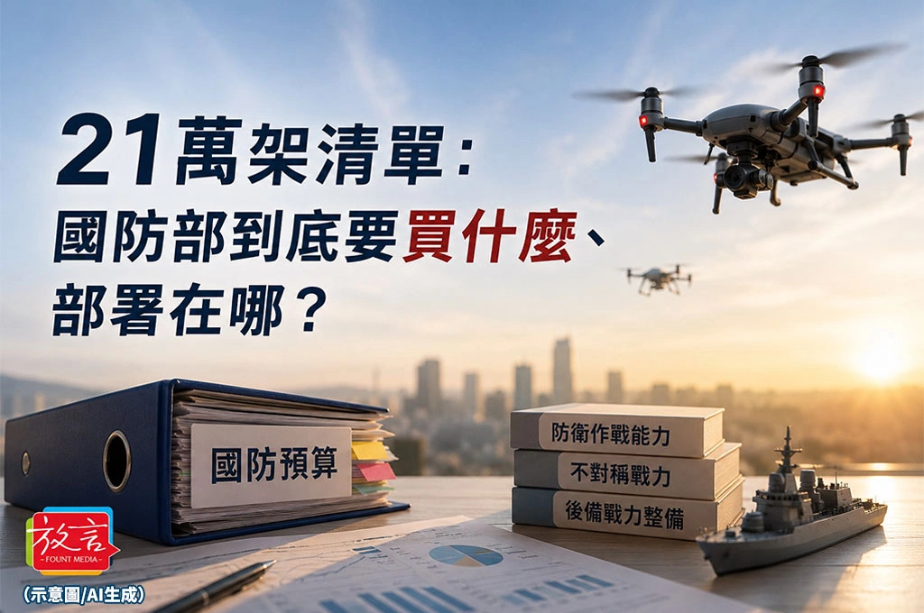 《放．專題》無人機條例打造護國神機隊之三　21萬架清單：國防部到底要買什麼、部署在哪？