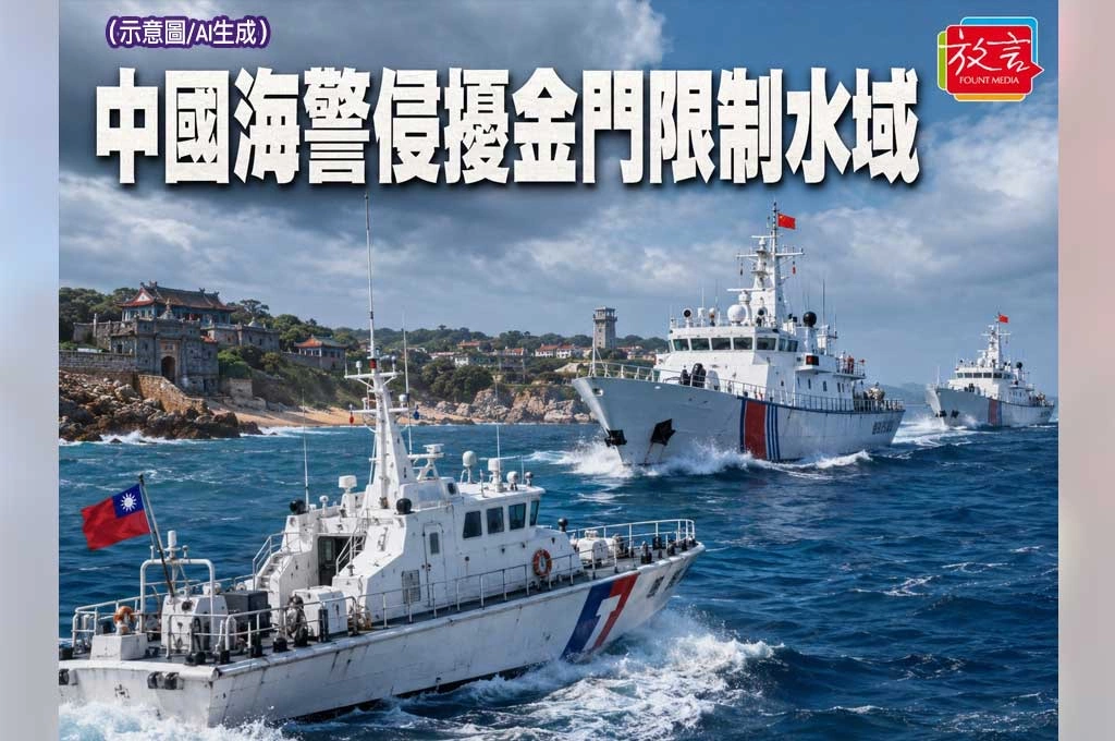 《放. 新聞／台灣要聞／青年日報》中國海警船侵擾金門限制水域　海巡署強勢驅離、灰色地帶壓力不只在東部