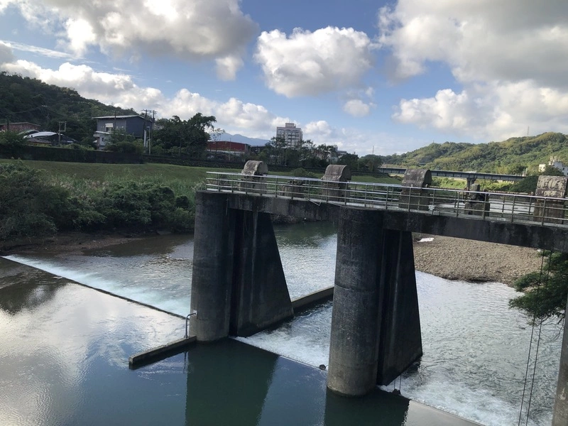 八堵抽水站抽取基隆河原水