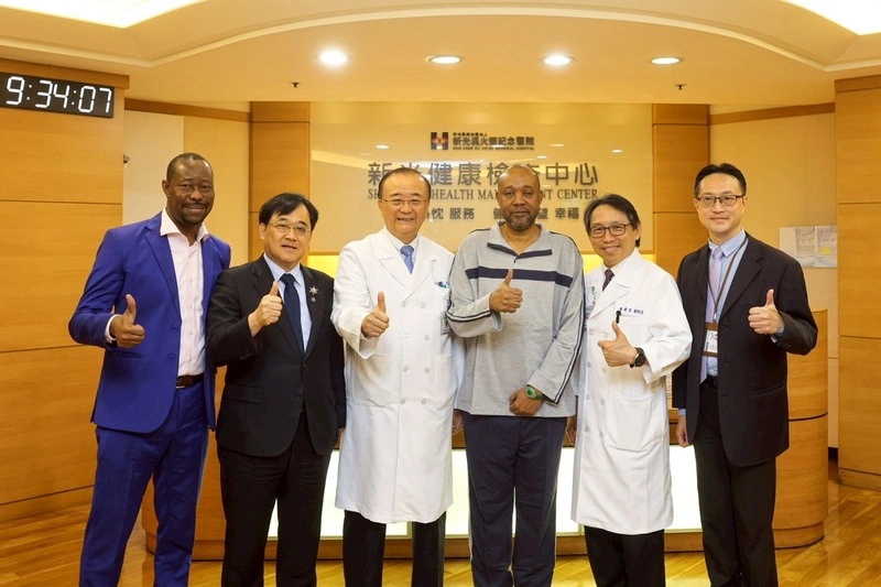 海地衛生部長訪新光醫院