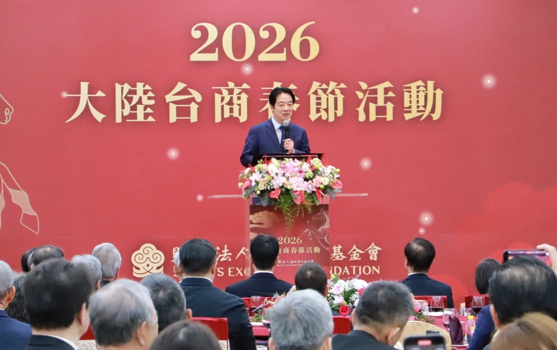 出席台商春節活動 總統：盼兩岸朝向和平共榮