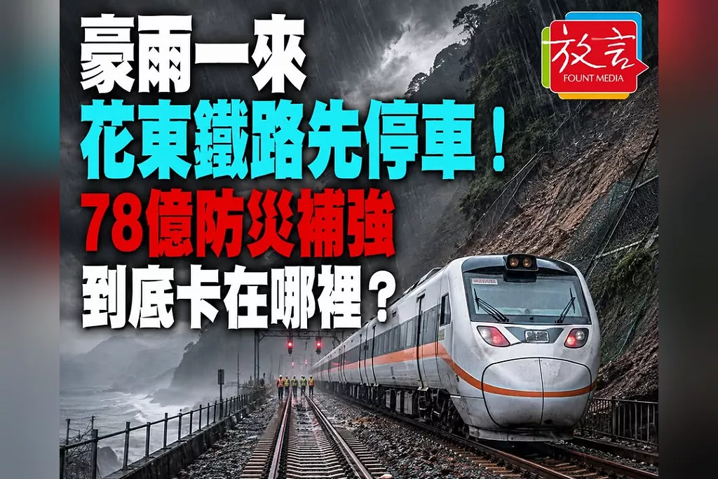 豪雨一來花東鐵路先停車！78億防災補強到底卡在哪裡？