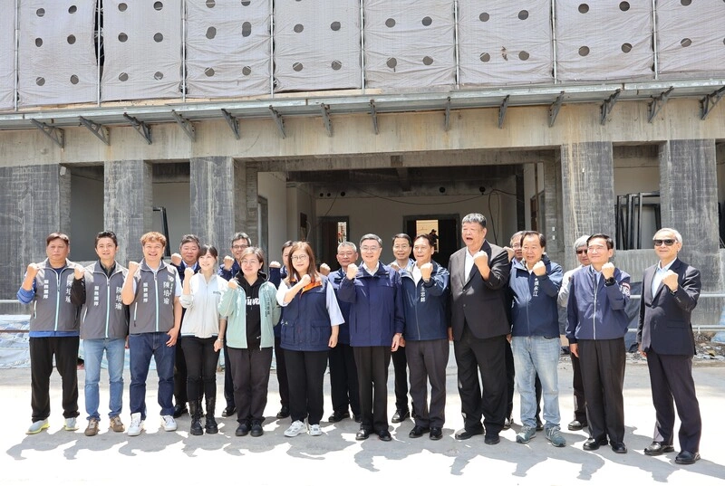 卓榮泰視察馬祖海巡廳舍重建　籲立院支持軍購