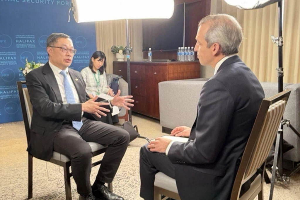 外交部政務次長陳明祺接受美媒專訪