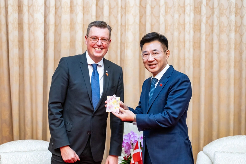 江啟臣接見丹麥國會議員