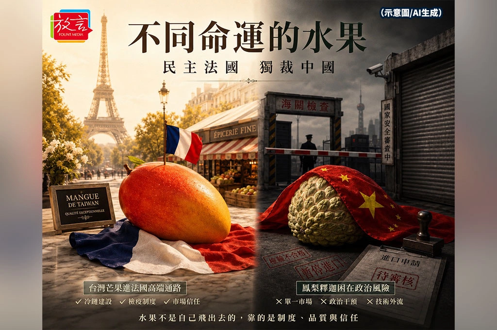 台灣芒果進巴黎高端通路！蔡英文點出冷鏈建設　鄒宜鈴《一顆芒果的外交路》對照鳳梨釋迦的不同命運