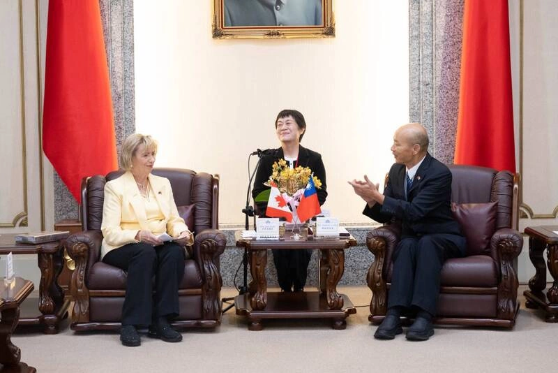 韓國瑜接見加拿大國會議員團　盼深化雙邊經貿交流