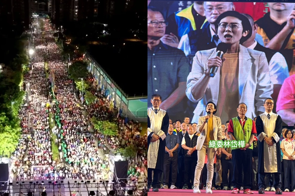 林岱樺高雄初選造勢「沒要角加持仍湧入三萬人」！何穎怡嘆「台南、高雄內鬥場面難看」：應早早決定人選「用一年損害控管」