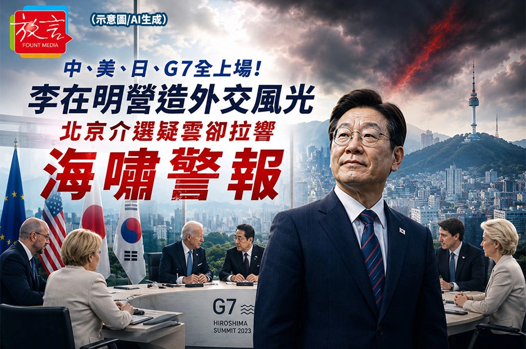 中、美、日、G7全上場！李在明營造外交風光　北京介選疑雲卻拉響海嘯警報