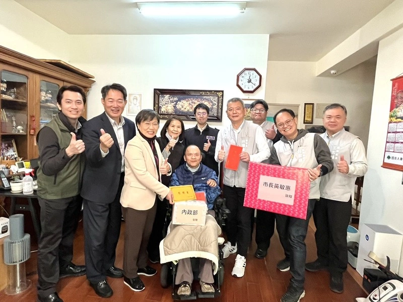 探視受傷退役人員　劉世芳：已投入1577名役男助關懷