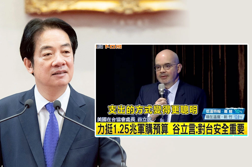 藍白杯葛1.25兆國防特別條例谷立言說重話「自由不是免費」：美國不應獨自承擔第一島鏈防衛