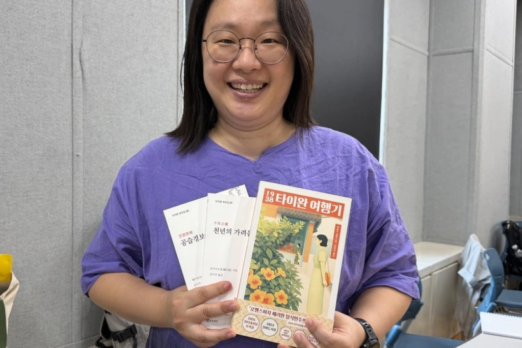 臺灣漫遊錄韓文譯者金依莎　盼搭起台韓文學交流橋梁