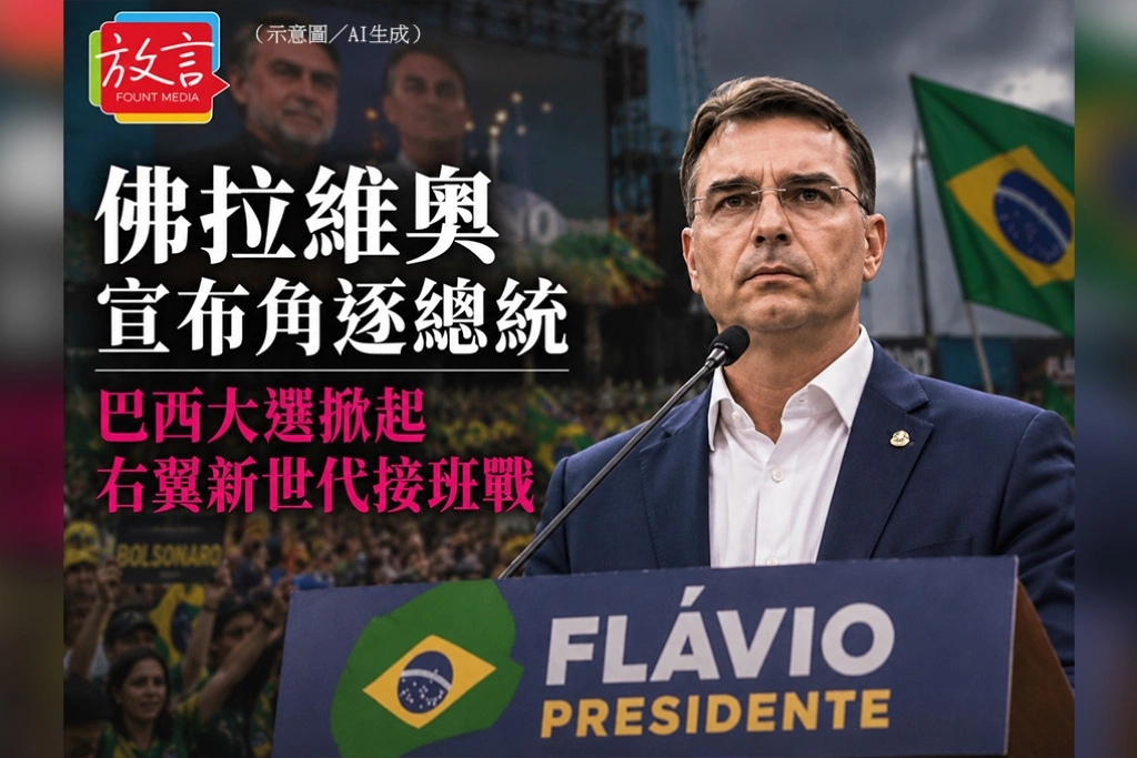 佛拉維奧宣布角逐總統　巴西大選掀起右翼新世代接班戰