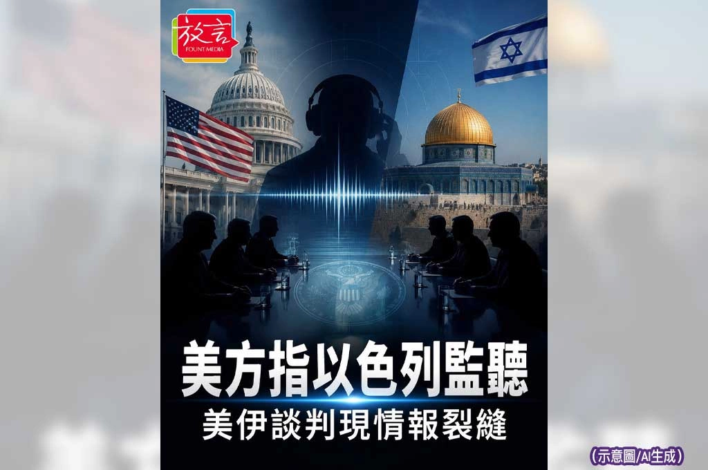 美以情報互信破口?美方指以色列監聽美伊談判 反情報威脅升至最高級