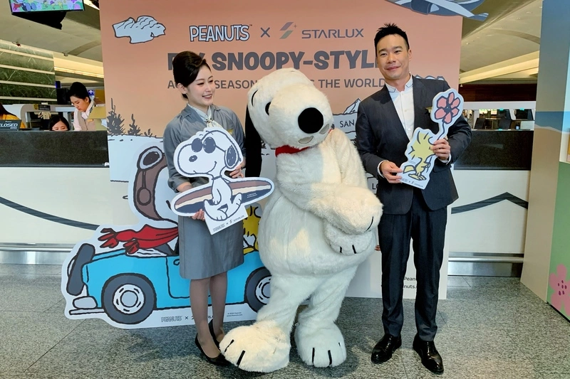 星宇新四季主題航班啟航　SNOOPY現身桃機吸睛