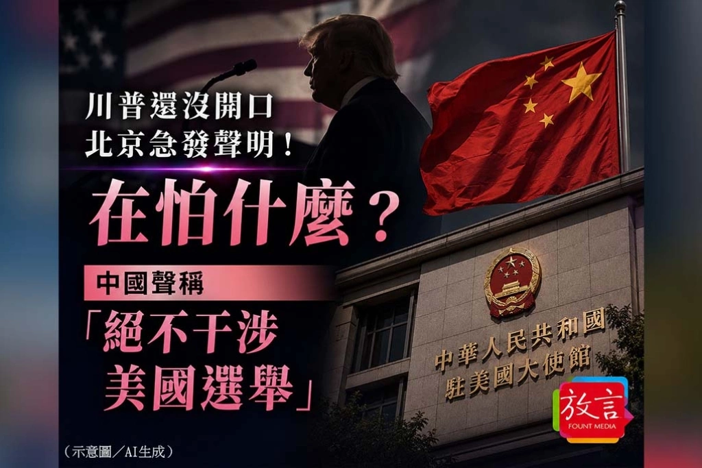 《放．新聞》川普還沒開口　北京急發聲明！在怕什麼？  中國聲稱「絕不干涉美國選舉」