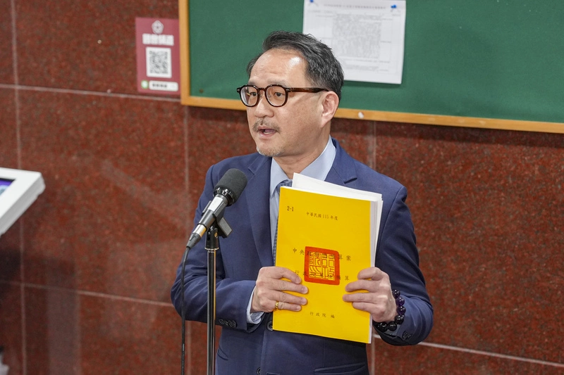 阮昭雄籲立院盡速審查總預算案