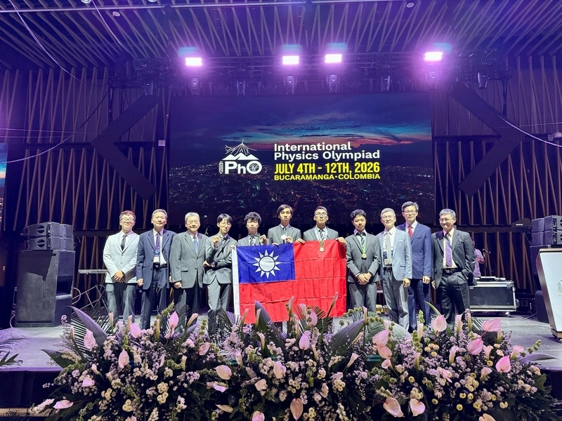 國際物理奧林匹亞競賽　台灣5生獲5金、國際排名第1