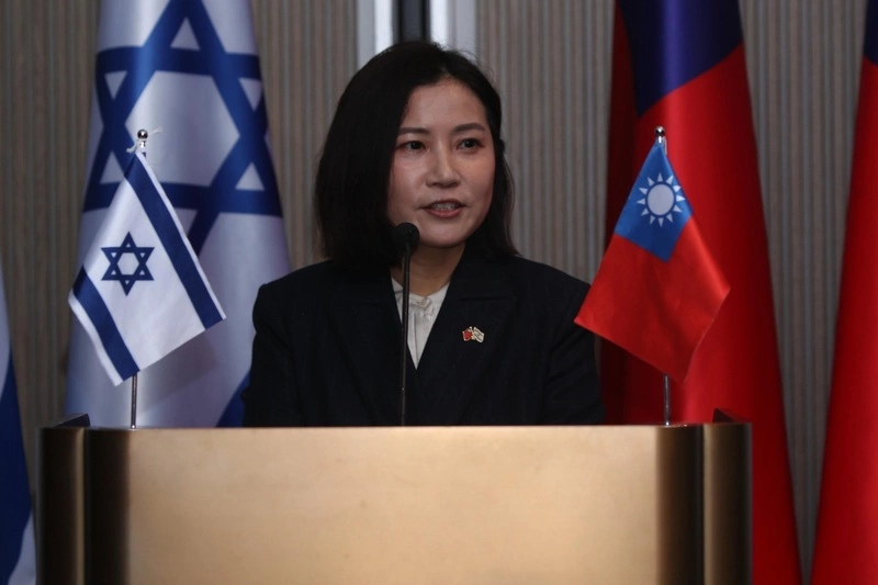 駐以色列代表處辦國慶酒會　台灣姊妹市長出席致賀