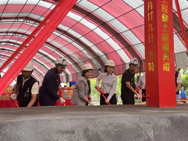 雲林縣警察局改善工程動土　提升防洪與辦公環境