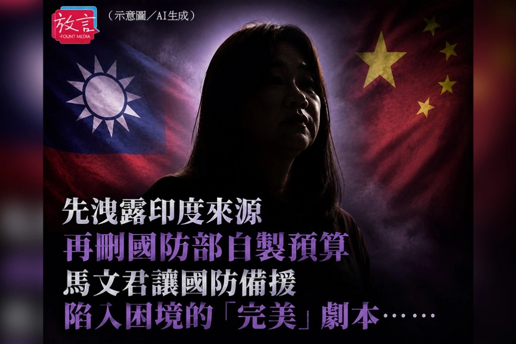 【脫穎而出】先洩露印度來源 再刪國防部自製預算 馬文君讓國防備援 陷入困境的「完美」劇本⋯⋯