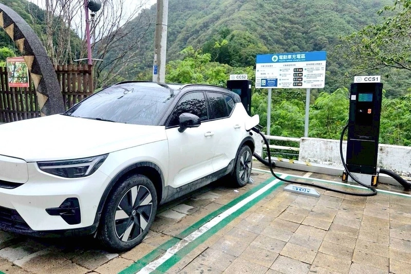 桃園市府114年完成7風景區電動車充電樁設置