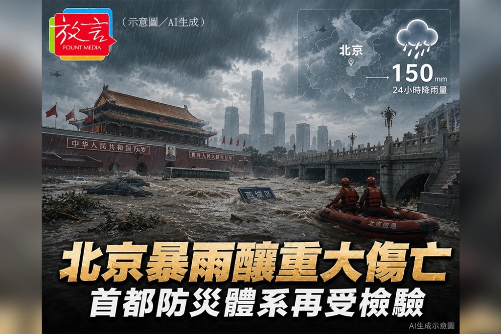 北京暴雨釀重大傷亡　首都圈洪災擴大考驗城市治理