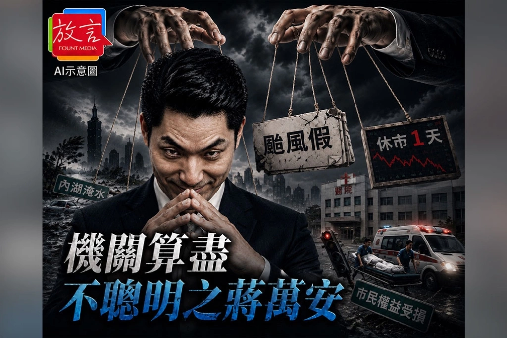 【別創一格】機關算盡不聰明之蔣萬安