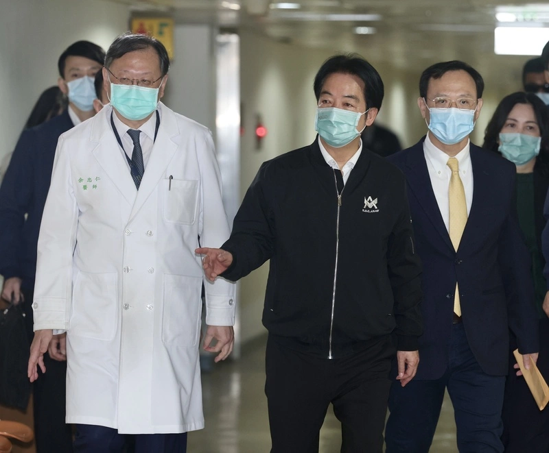 賴總統探視北市隨機襲擊事件傷者