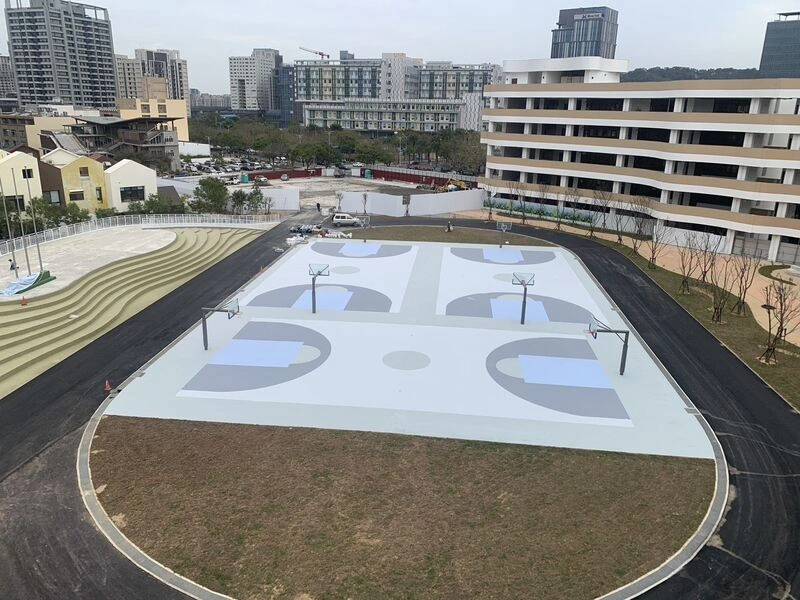 竹縣文興國中校舍融入客家竹編文化意涵